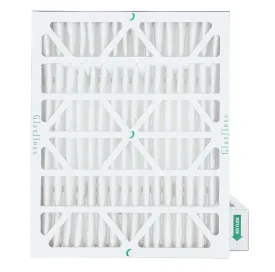 2 Pack of 16x20x4 MERV 13 Pleated 4' Inch Air Filters by Glasfloss. Actual Size: 15-1/2 x 19-1/2 x 3-3/4