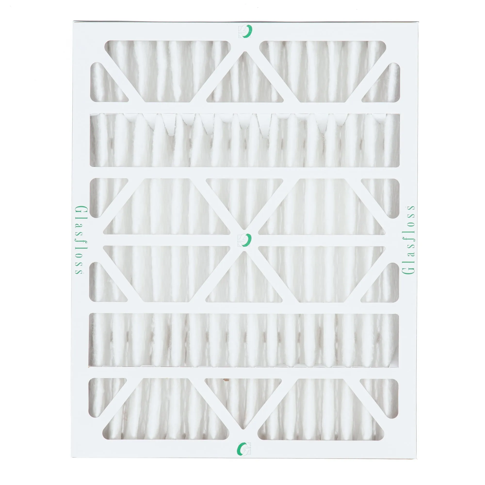 2 Pack of 16x20x4 MERV 13 Pleated 4' Inch Air Filters by Glasfloss. Actual Size: 15-1/2 x 19-1/2 x 3-3/4