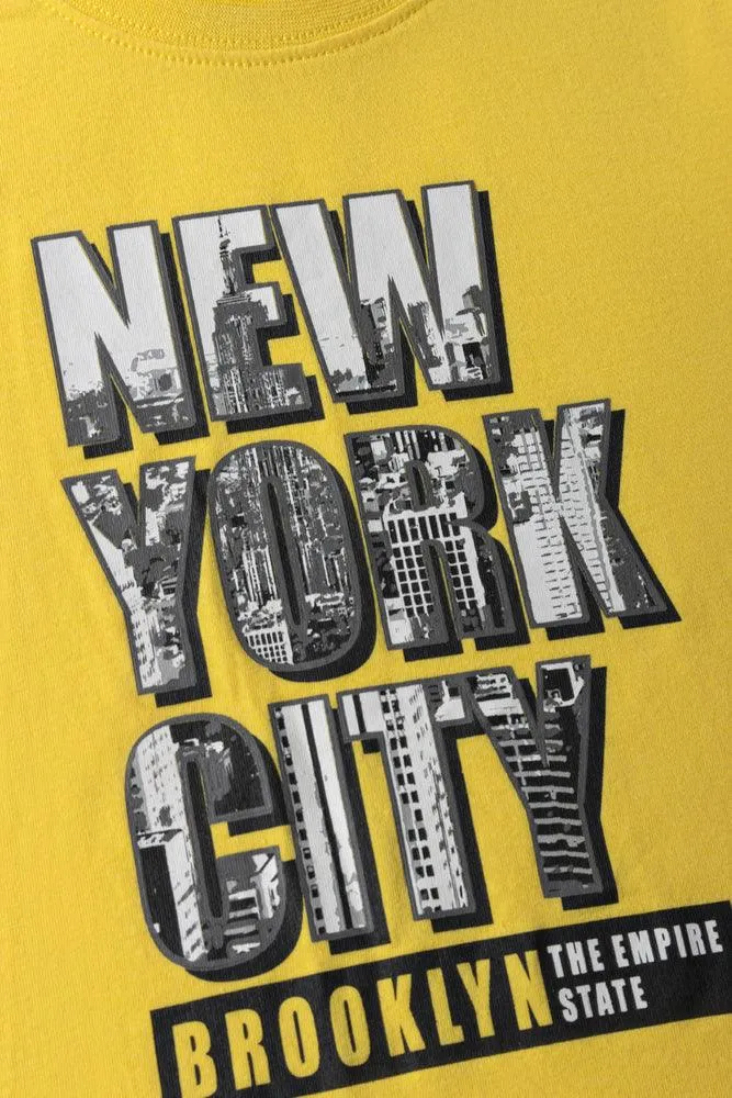 2 Pack Stripe City T-Shirt Black And Yellow