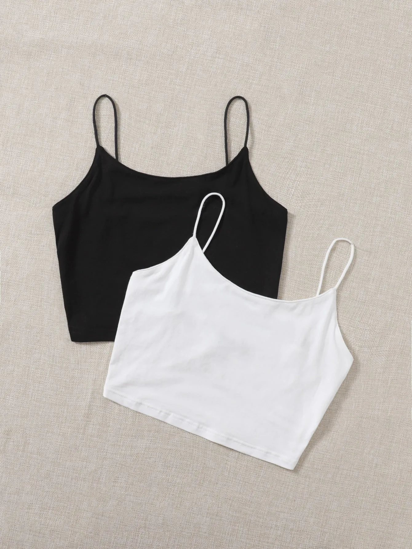 2pcs Crop Cami Top