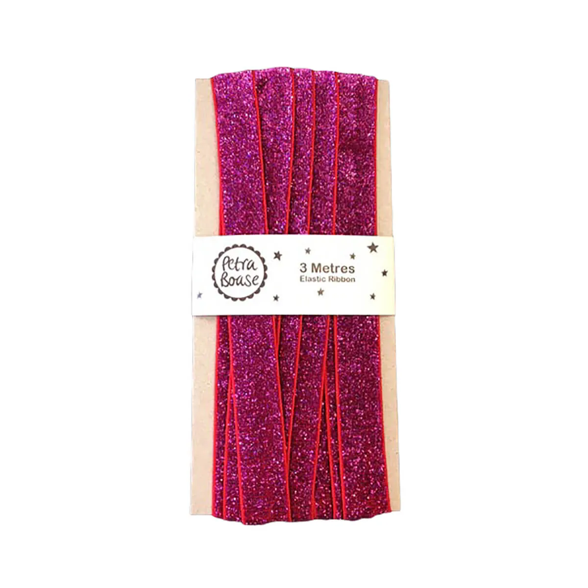 3 Metres Of Glitter Ribbon (Various Colours) by Petra Boase