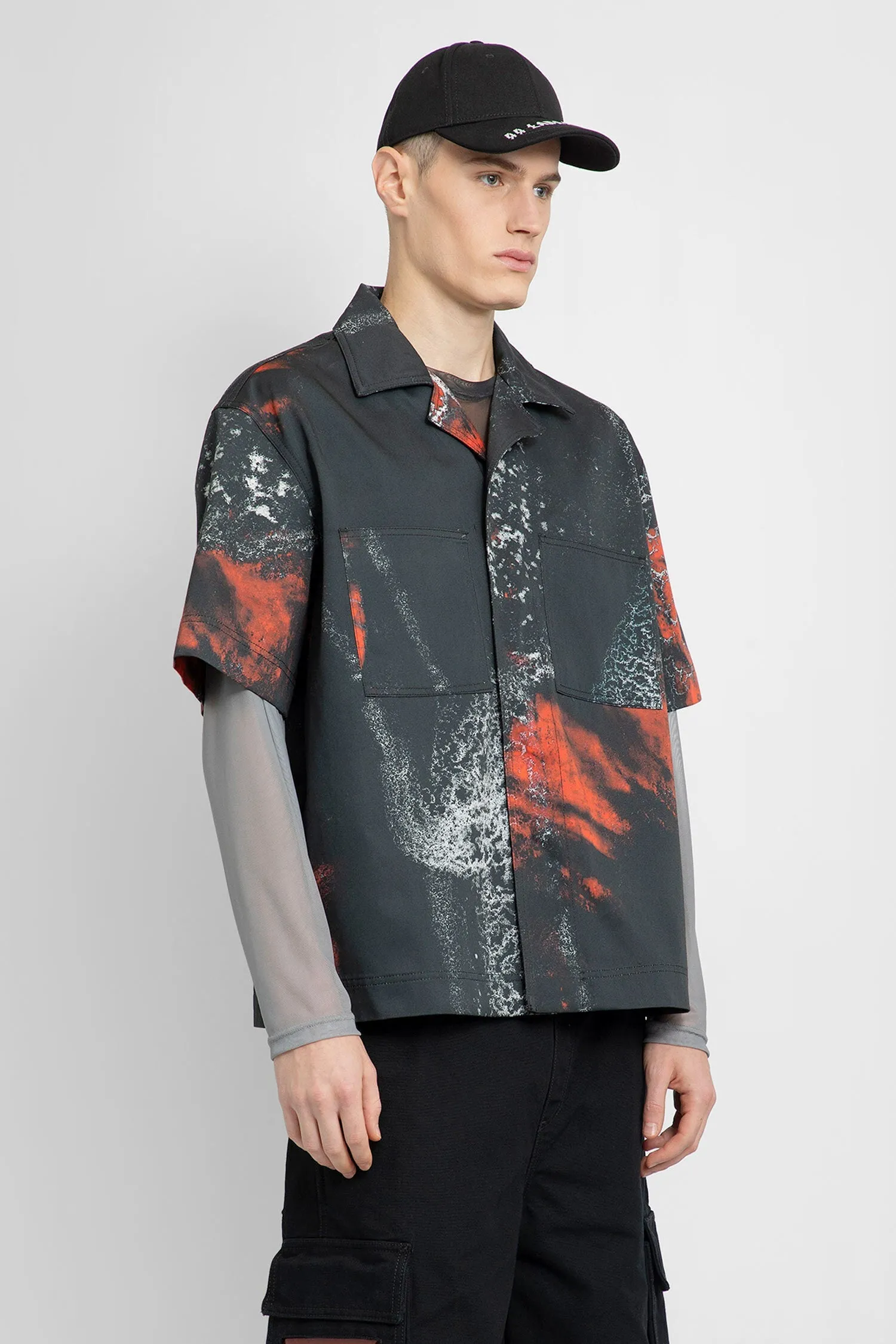 44 LABEL GROUP MAN BLACK SHIRTS
