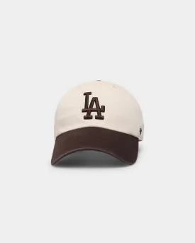 47 Brand Los Angeles Dodgers 'Cookies & Cream' Clean Up Strapback Natural/Brown
