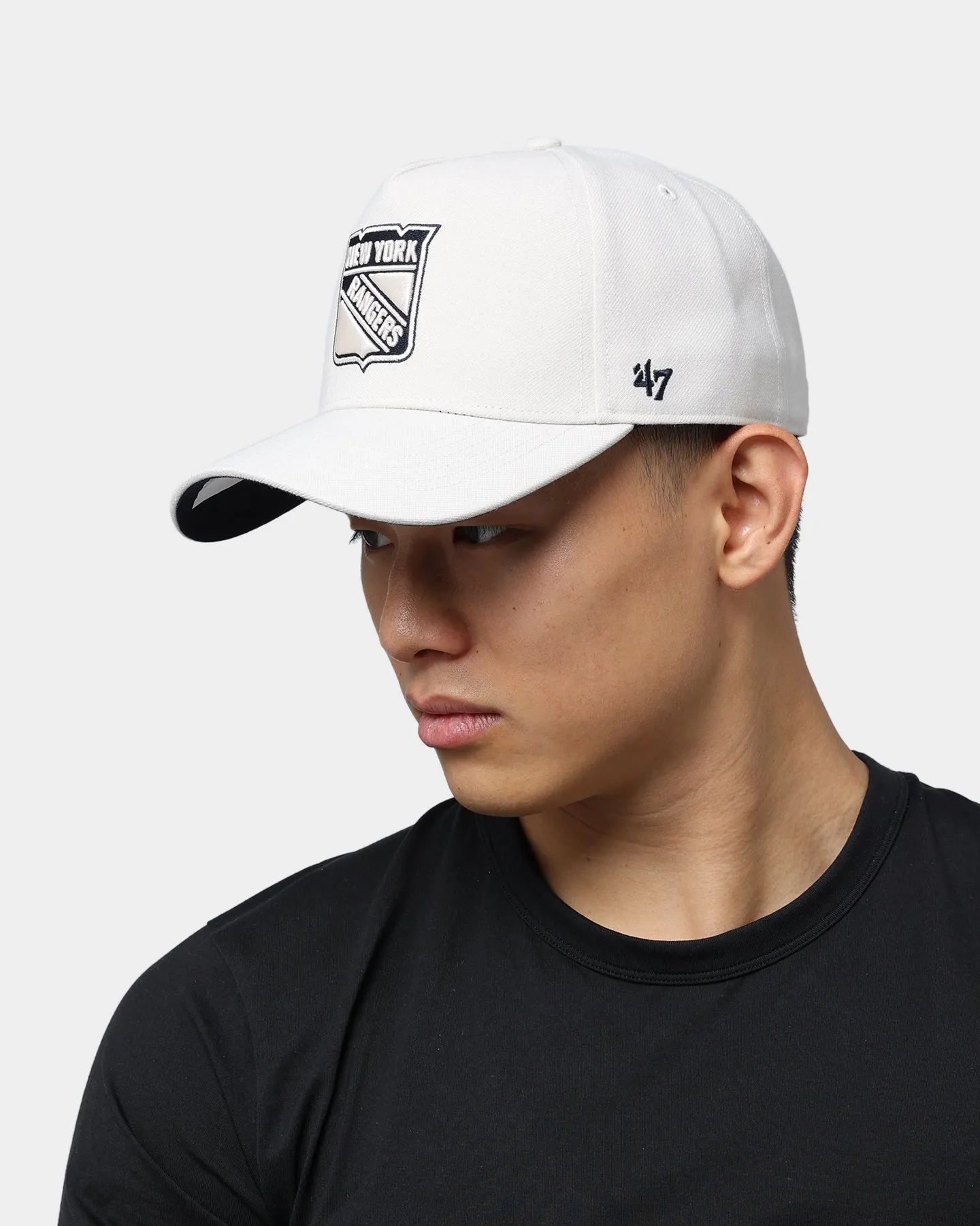 47 Brand New York Rangers Replica MVP DT Snapback Bone/Navy