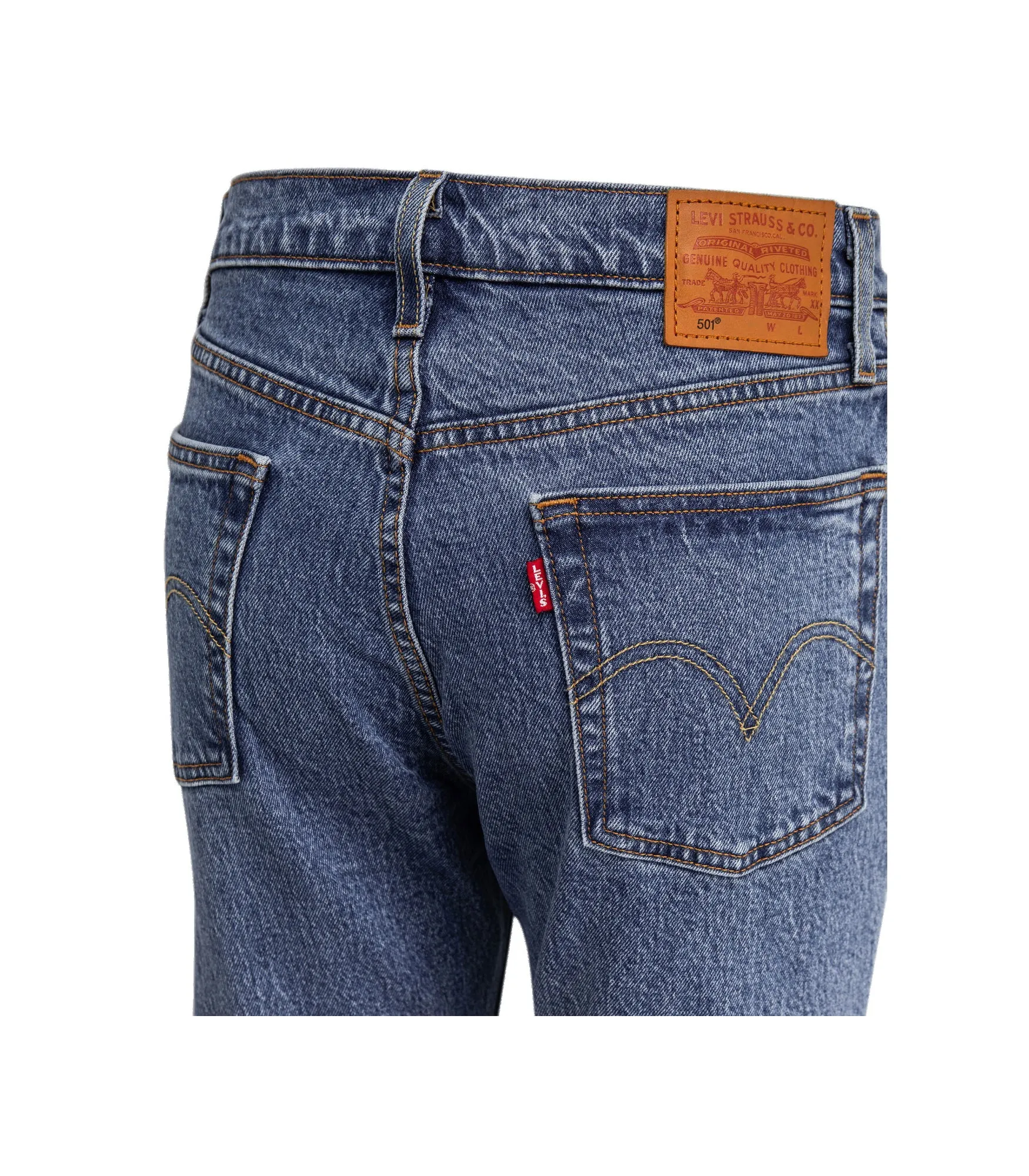 501 Crop - Jive Stonewash