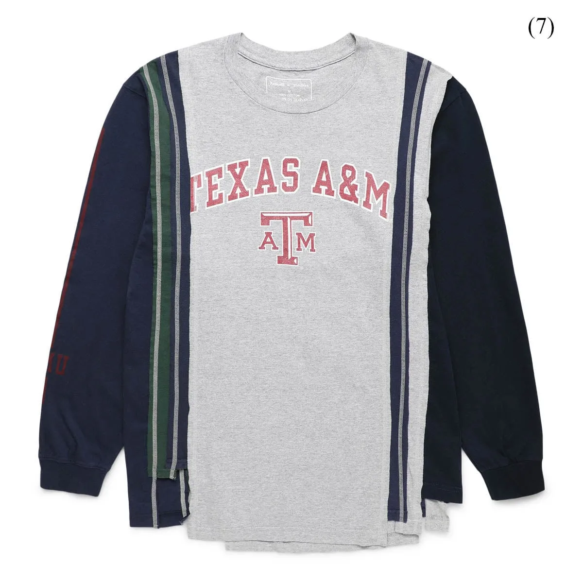 7 CUTS LONG SLEEVE T-SHIRT - COLLEGE (M)