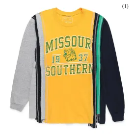7 CUTS LONG SLEEVE T-SHIRT - COLLEGE (M)