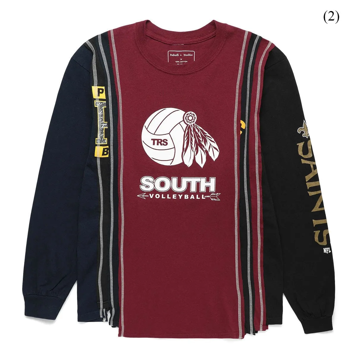 7 CUTS LONG SLEEVE T-SHIRT - COLLEGE (M)