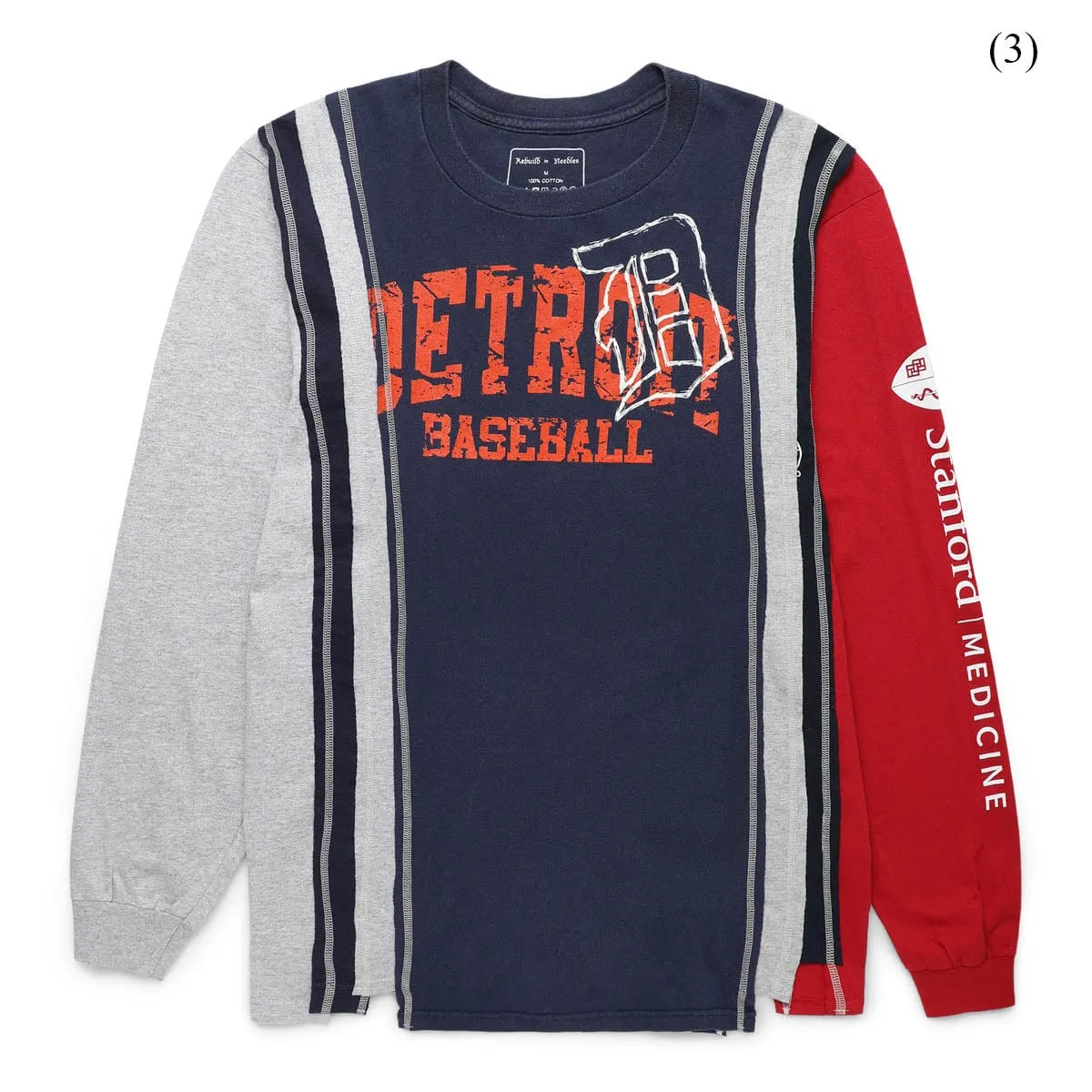 7 CUTS LONG SLEEVE T-SHIRT - COLLEGE (M)