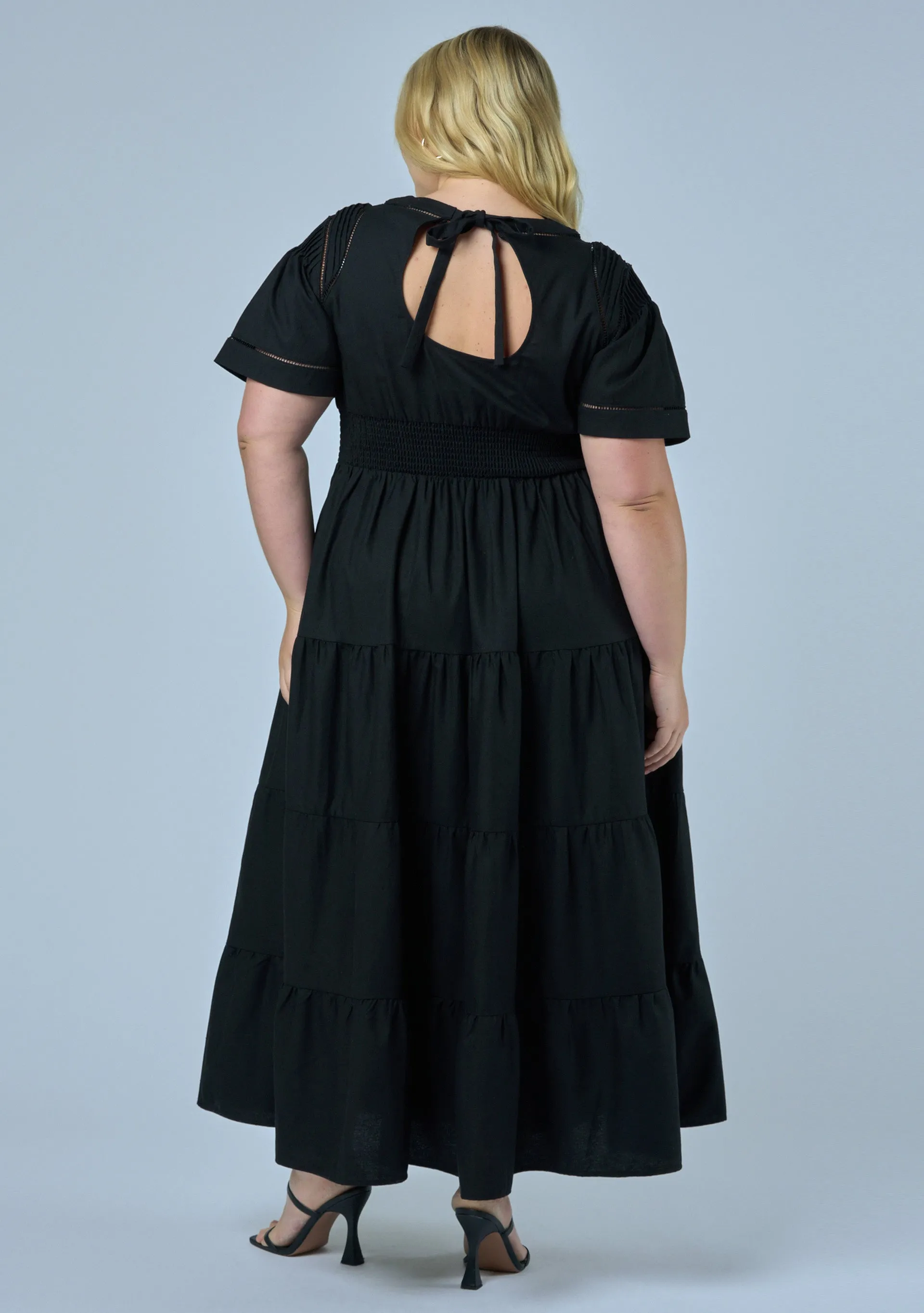 Abby Linen Maxi Dress