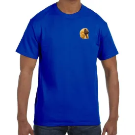 Afghan Hound Embroidered Mens T-Shirt