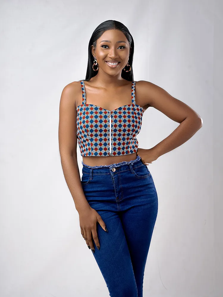 African Print SKIMPY ADA TOP