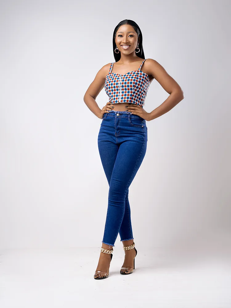African Print SKIMPY ADA TOP