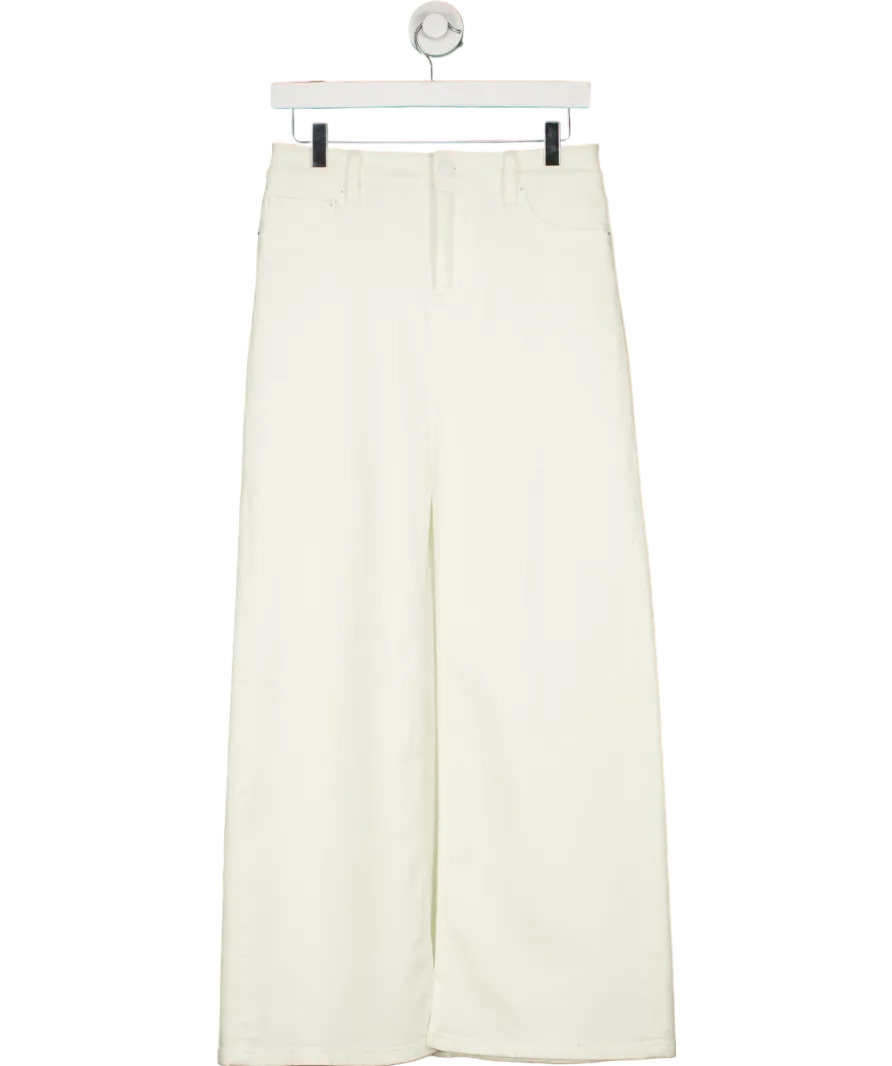 Alice   Olivia White Denim Maxi Skirt W26