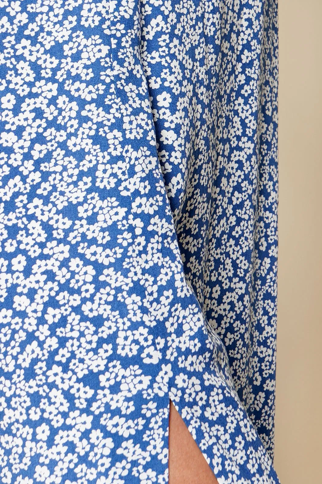 All Mine Floral Print Midi Dress