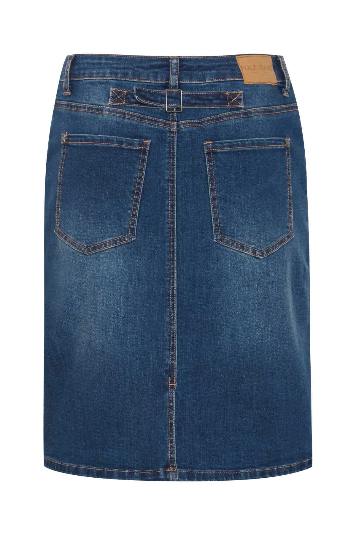 Alma Denim Skirt - Medium Blue Denim
