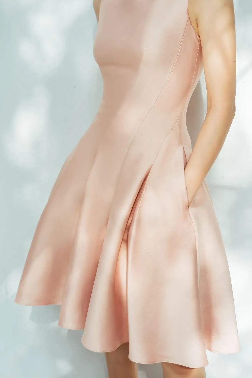 Anastasia Pleated Mini Dress