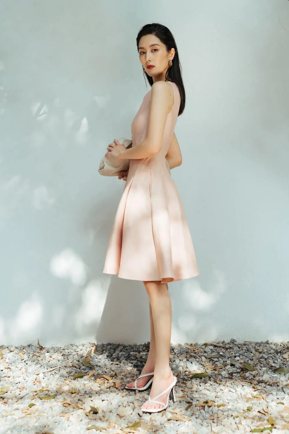 Anastasia Pleated Mini Dress