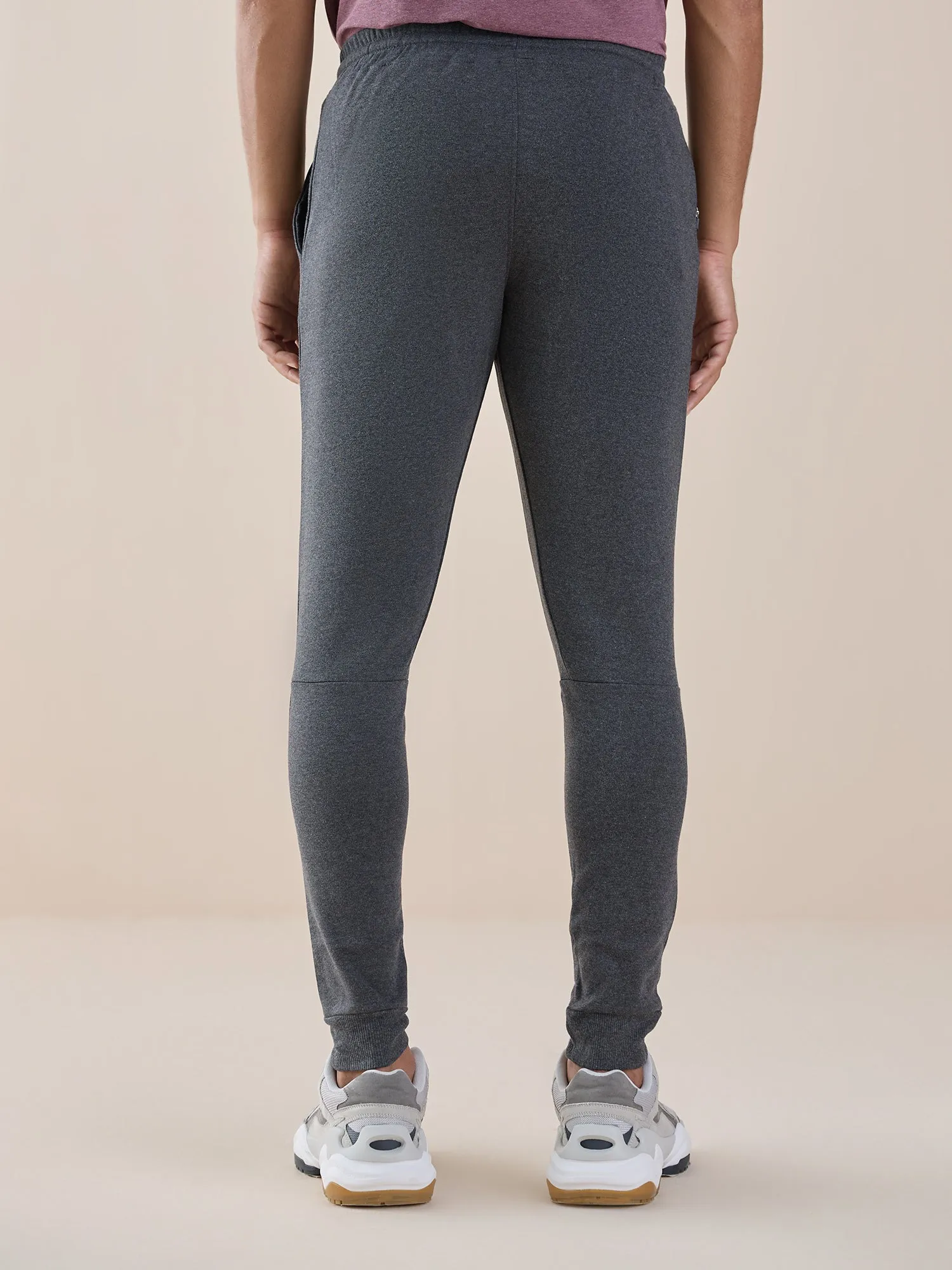 Anti Stain & Anti Odor Joggers with SAC Tech & Smart Pocket - Charcoal Melange