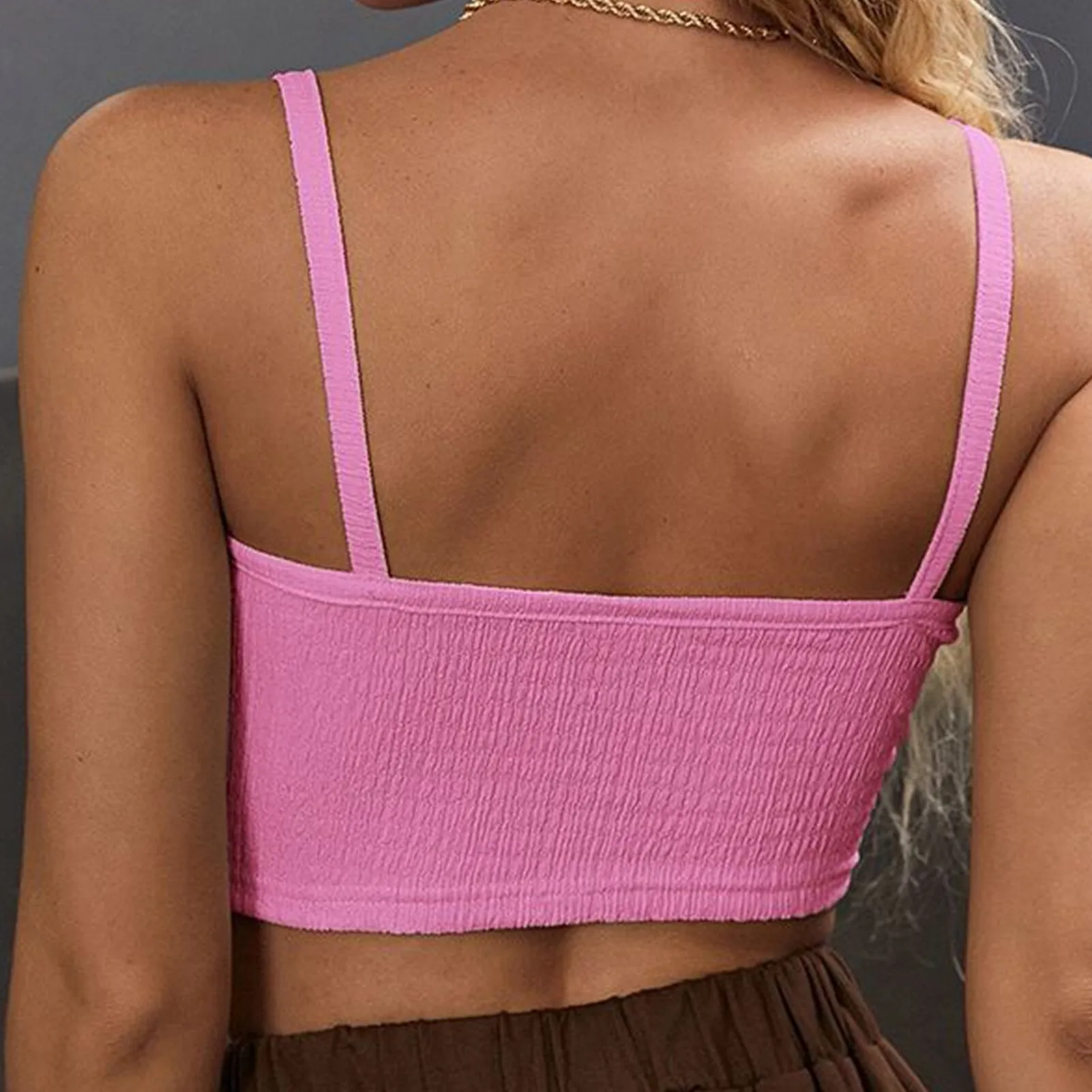 Asymmetrical Hem Sexy Cami Tops