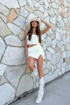 Avalon Smocked Mini Skirt