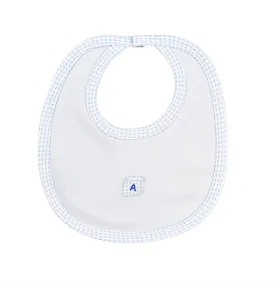 Baby Boy's Blue Check Jack In The Box Bib
