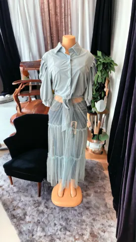 bad and boujee sheer long sleeve tops