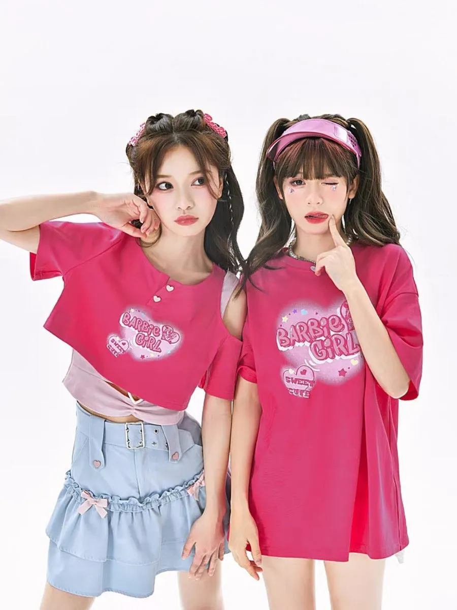 Barbie Girl Crop Tops & Tee