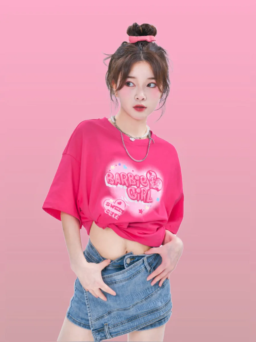 Barbie Girl Crop Tops & Tee