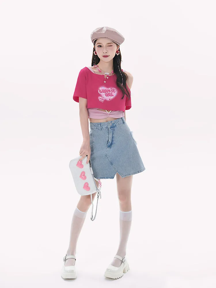 Barbie Girl Crop Tops & Tee