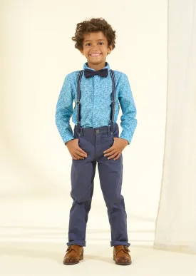 Bentley Blue Shirt & Trouser Set