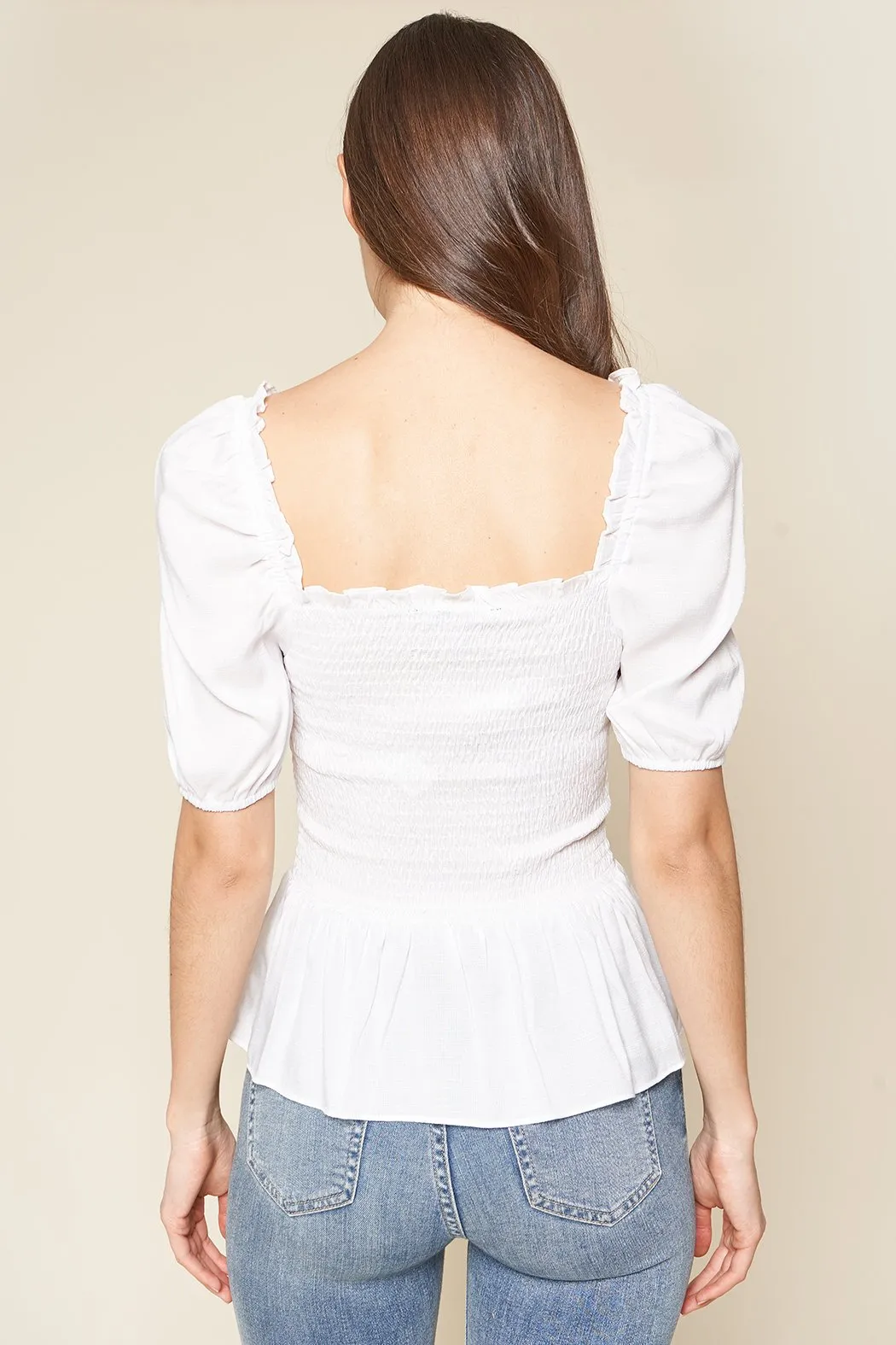 Bento Smocked Top