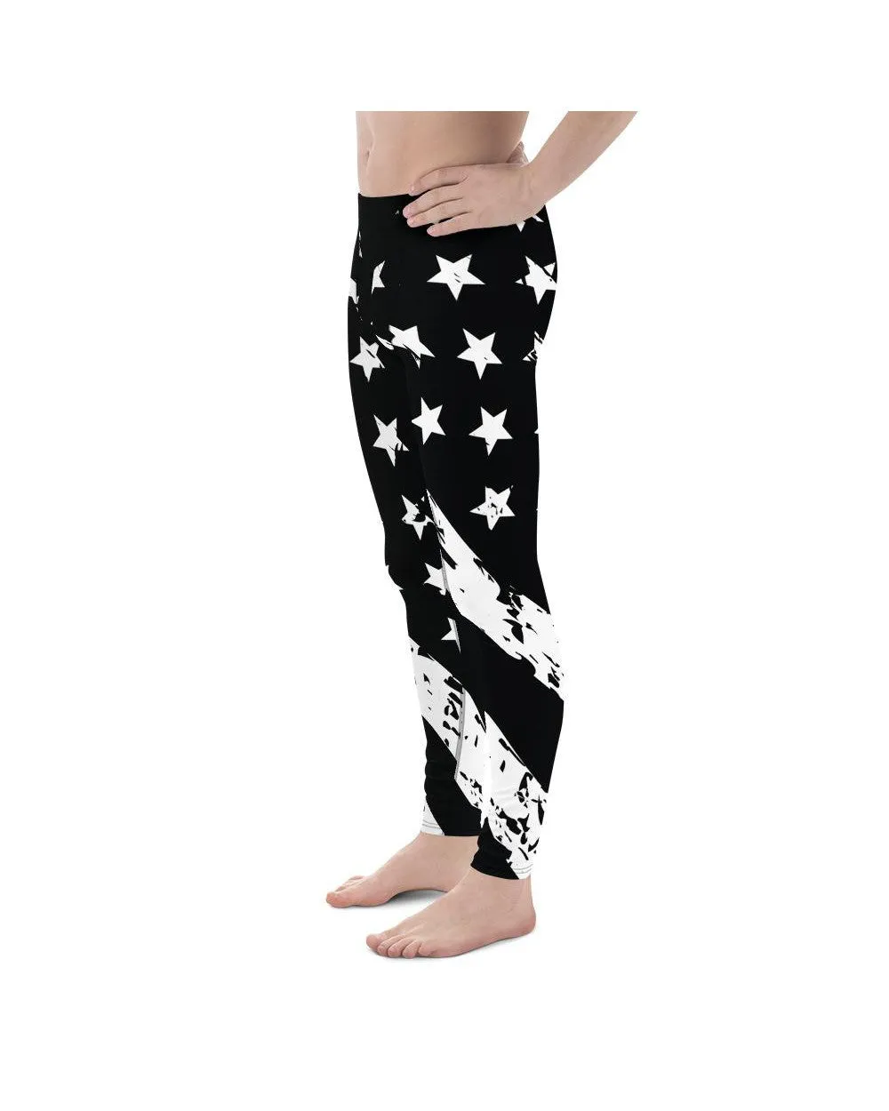 Black & White American Flag Meggings