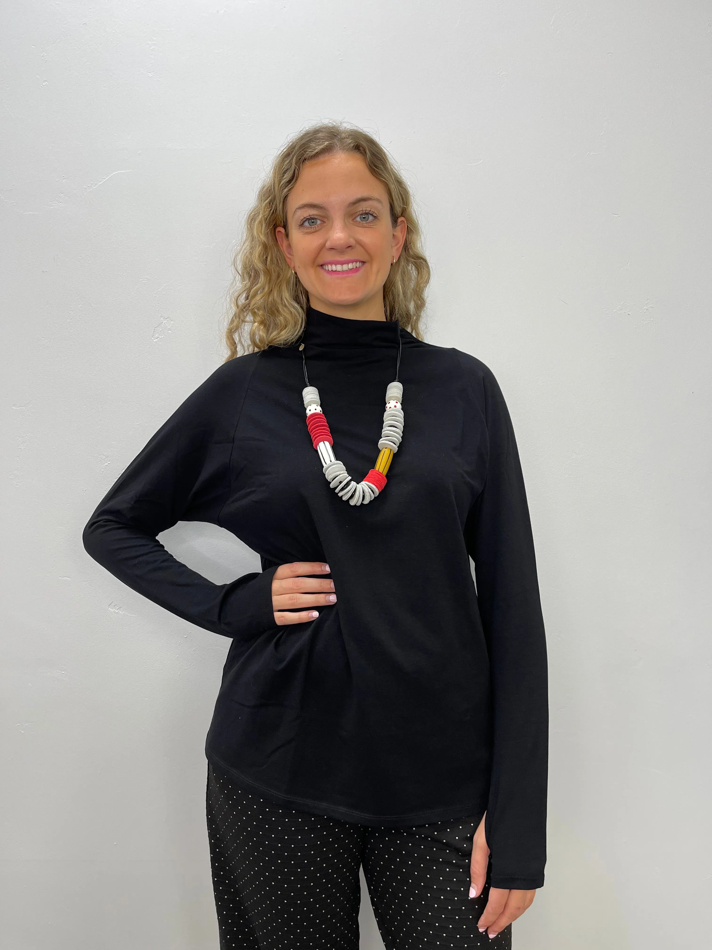 Black Long Sleeve Turtle Neck