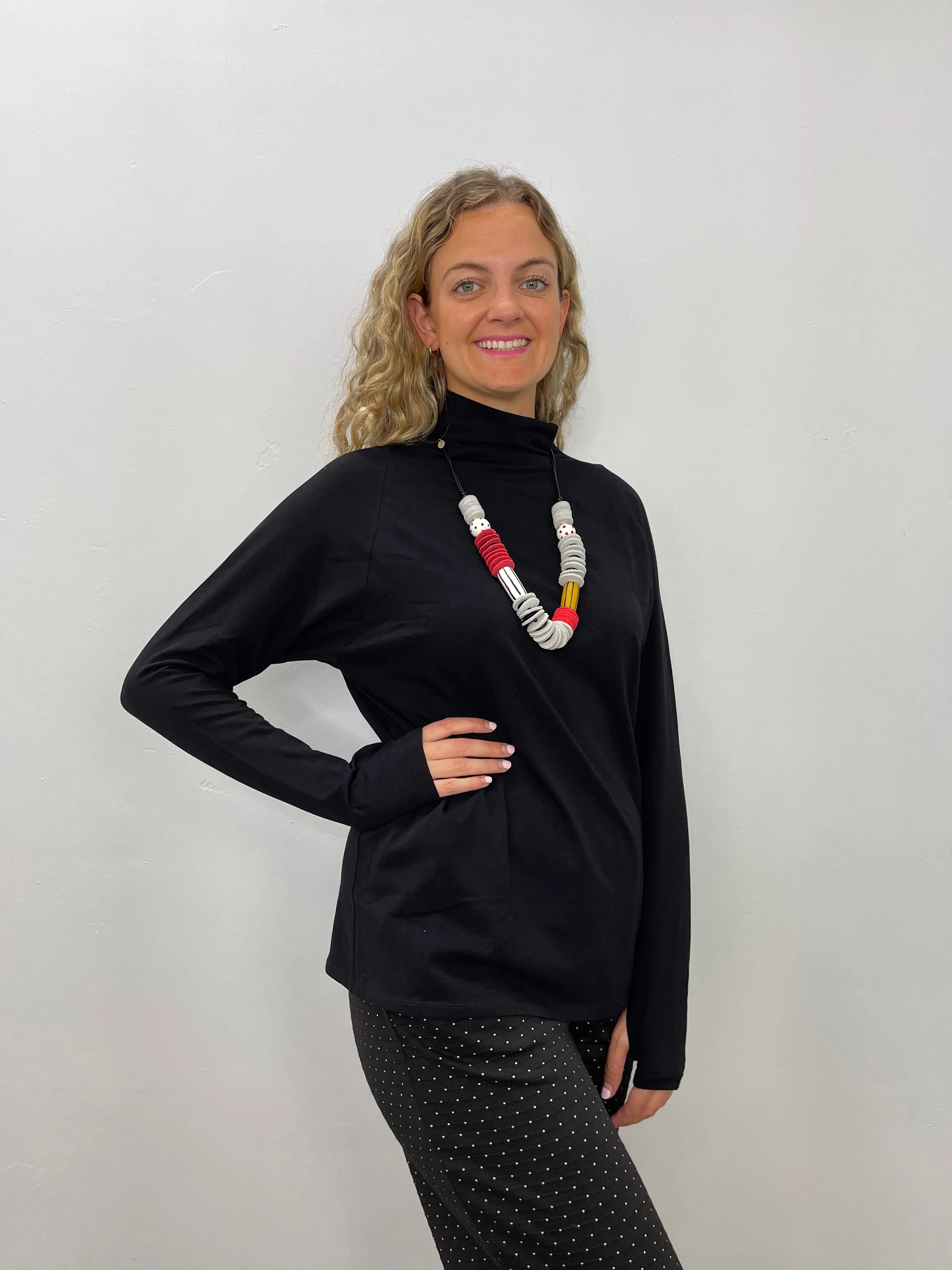 Black Long Sleeve Turtle Neck
