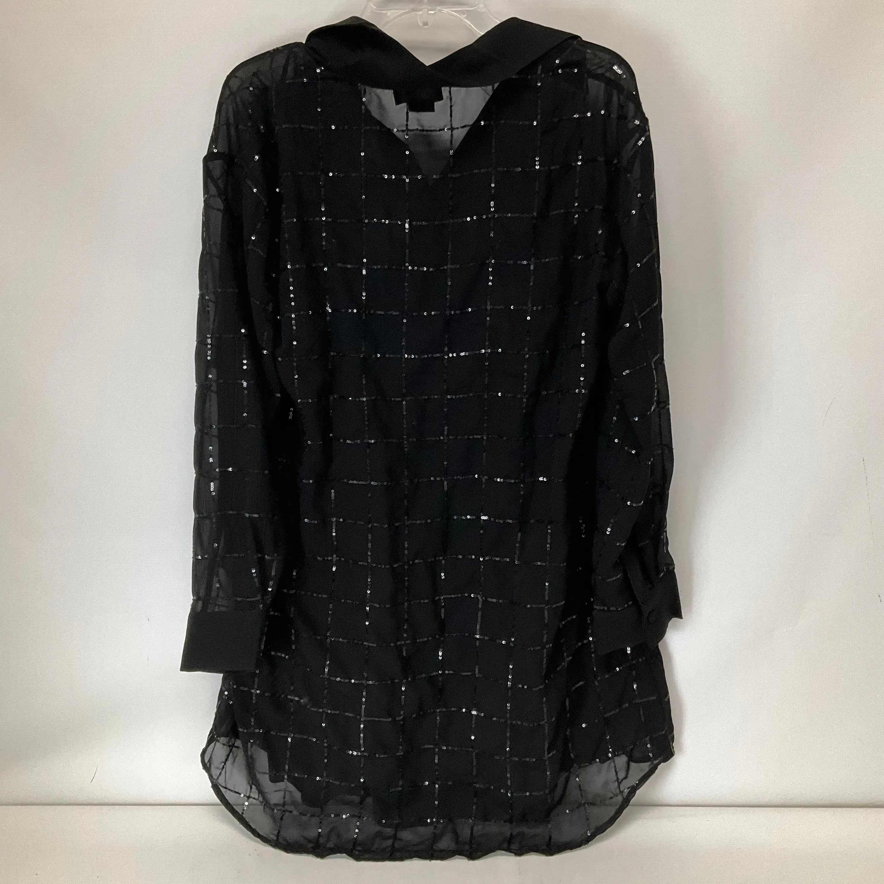 Black Tunic 3/4 Sleeve Anthropologie, Size S