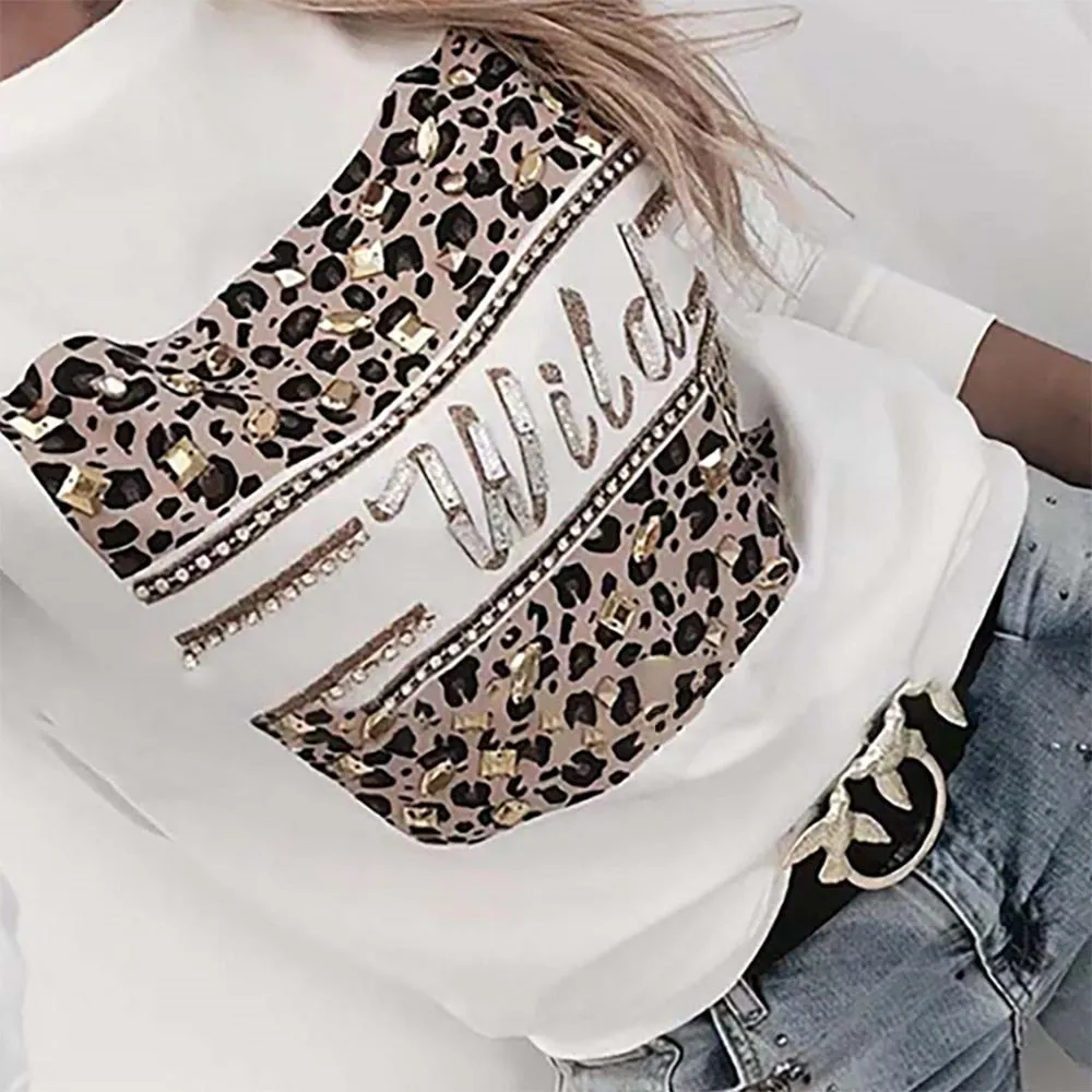 Blouse White Tops T-shirt