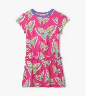 Botanical Butterflies Ruffle Waist Dress | Hatley