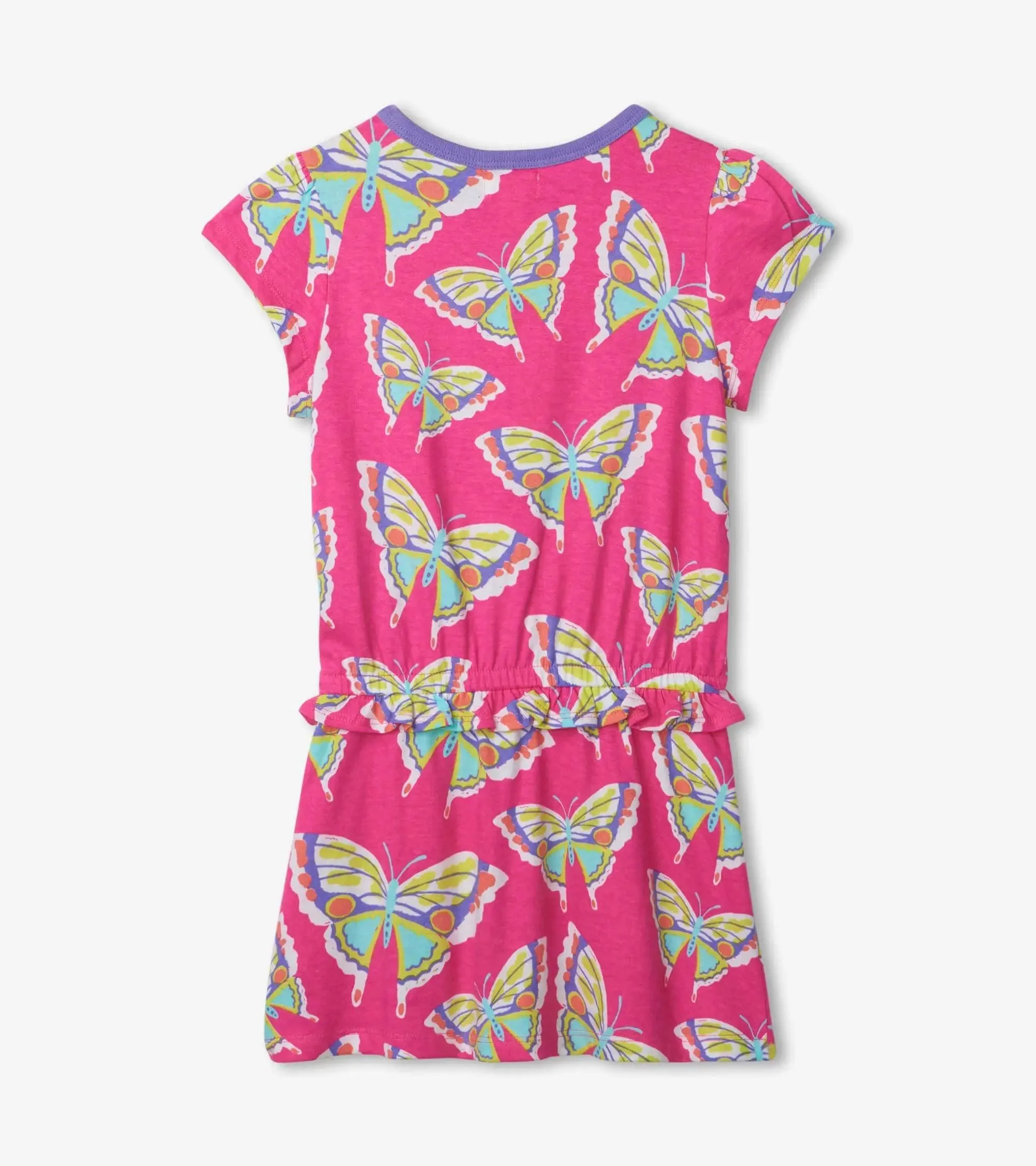 Botanical Butterflies Ruffle Waist Dress | Hatley