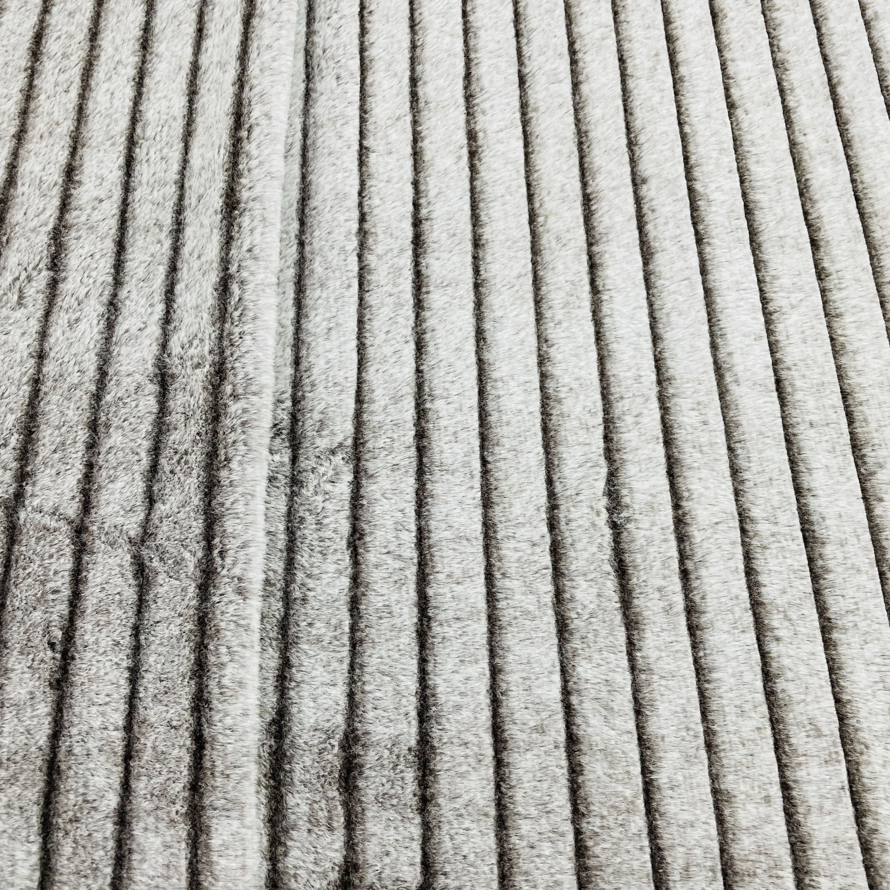 Brown & White Fur Fabric