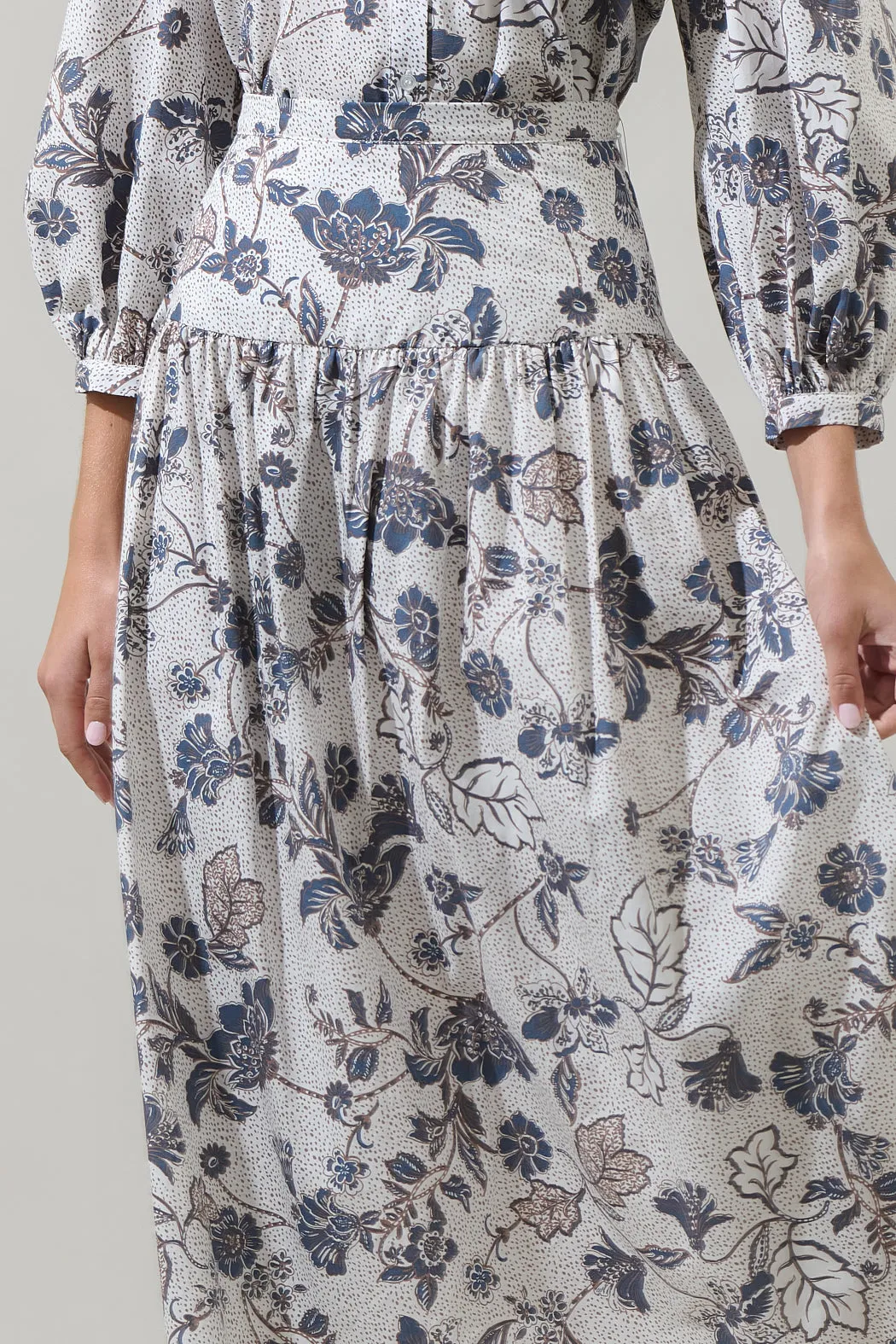 Bryony Floral Izzy Maxi A Line Skirt
