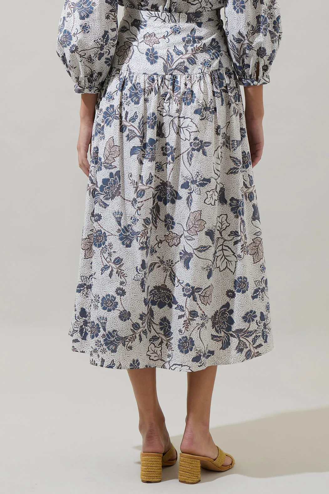Bryony Floral Izzy Maxi A Line Skirt