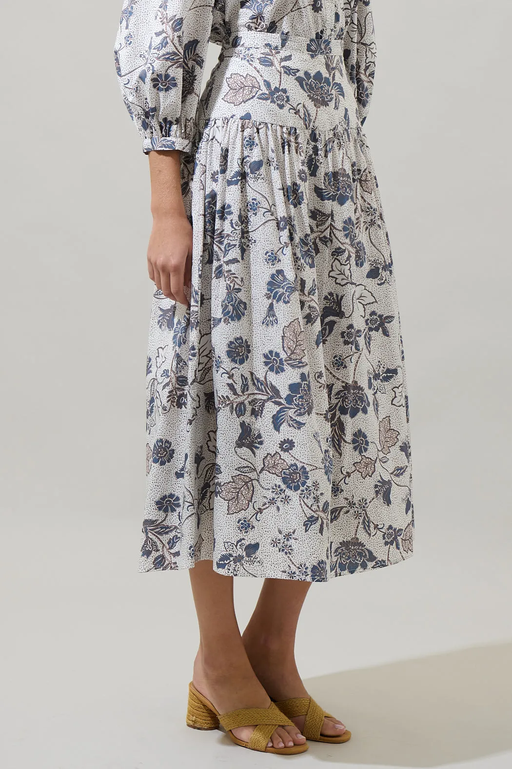Bryony Floral Izzy Maxi A Line Skirt