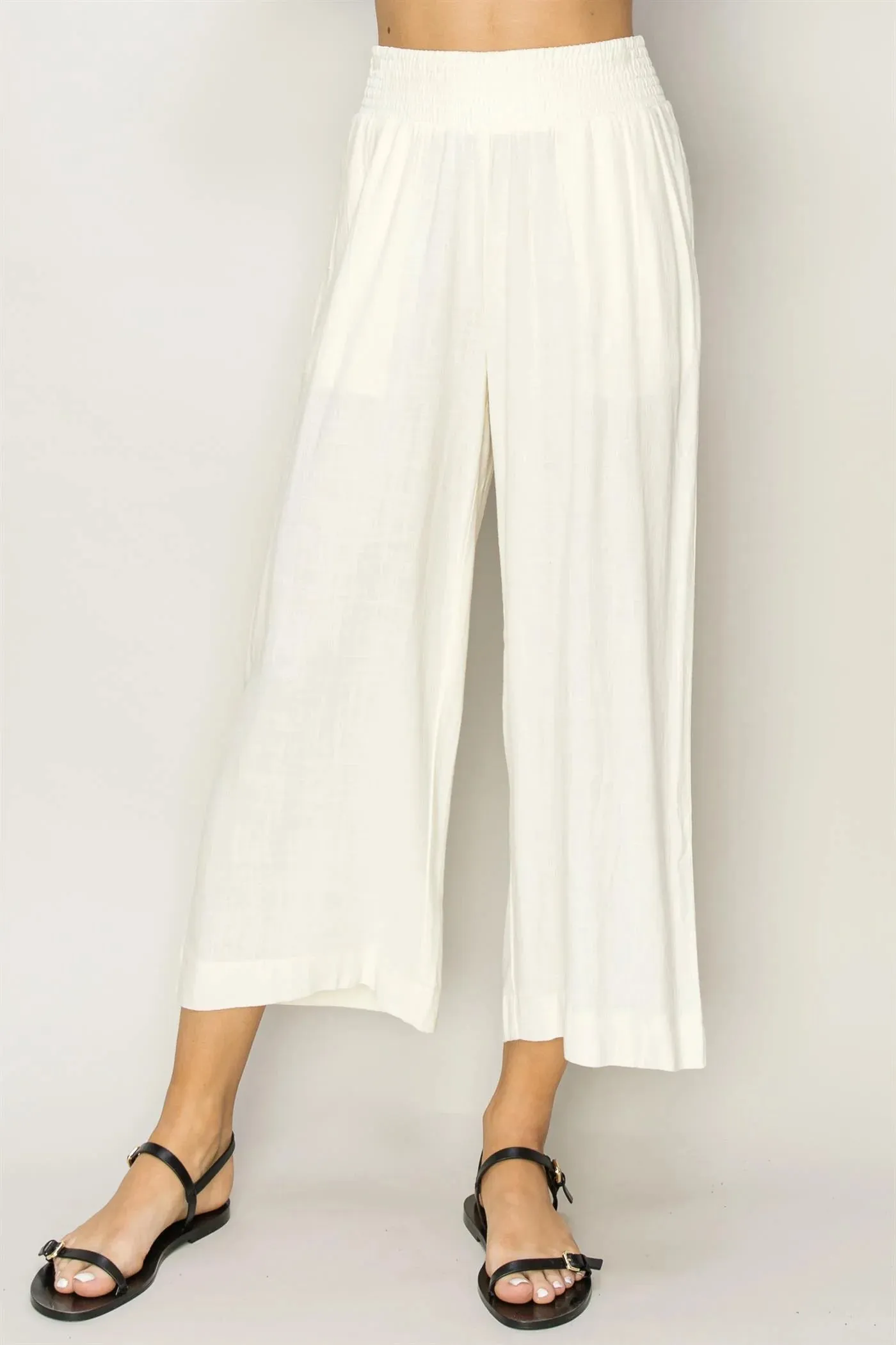Call Me Wide High Waist Pants