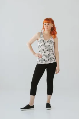 Capri Leggins Bamboo Black