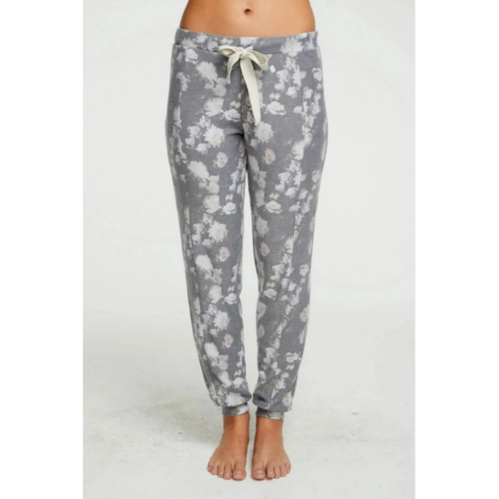 Chaser Cozy Knit Seamed Slouchy Joggers Sweatpants