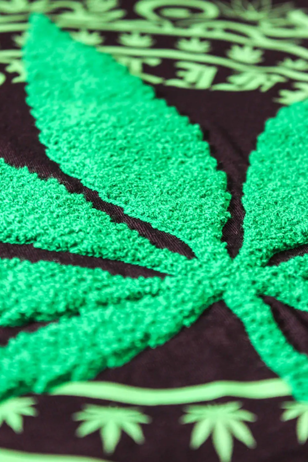 Chenille Patch Leaf T-Shirts