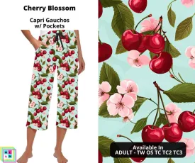 Cherry Blossom Capri Gauchos by ML&M