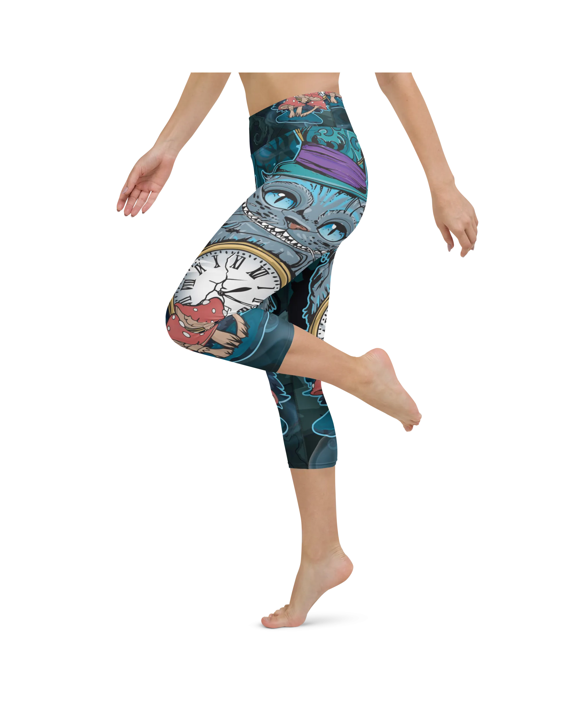 Cheshire Cat Yoga Capris