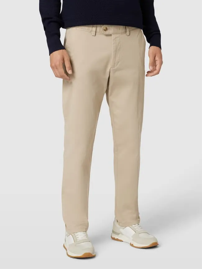 Chino with French side pockets Christian Berg, sand